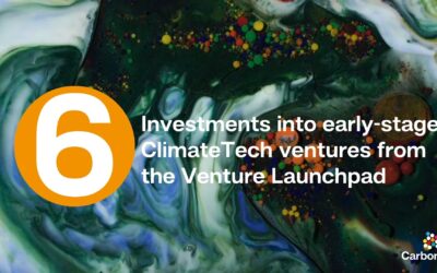 CARBON13 INVESTS IN SIX NEW VENTURES FROM THE VENTURE LAUNCHPAD