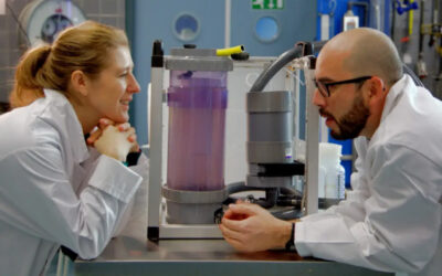 Methane capture unit being piloted at a UK water company